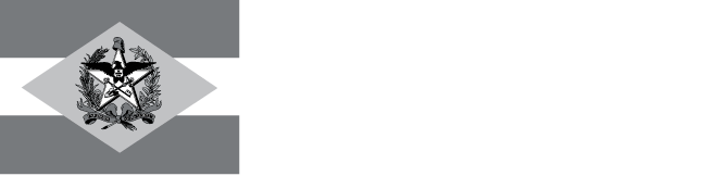 logo branca do Governo de Santa Catarina
